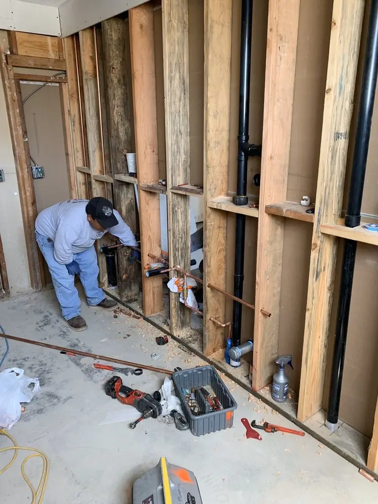 Commercial rough-in plumbing for Gas Line Repair in Viera North